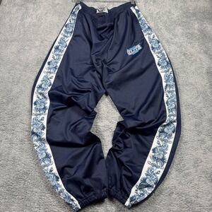 MMA Elite Track Pants Mens L Dragon Tribal‎ Y2K Sweatpants Jogger Snake Blue
